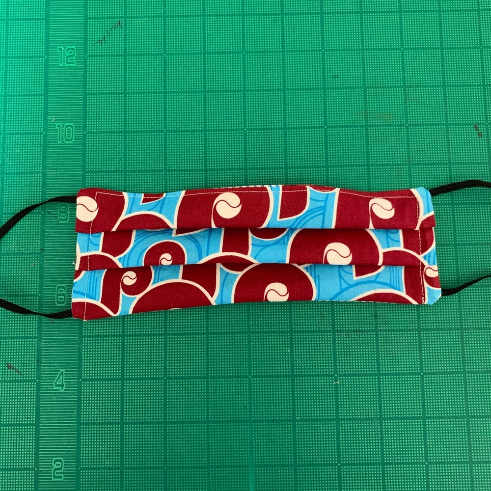 Philadelphia Phillies Baseball Cloth Mask Handmade